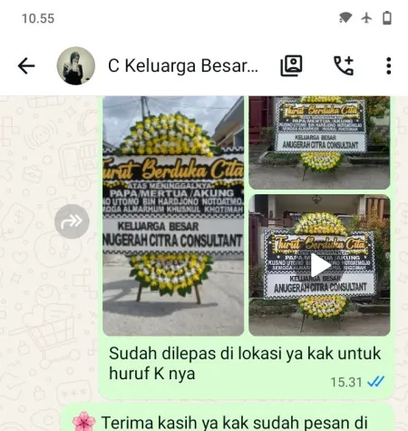 Pengiriman Papan Bunga Duka Gandaria Selatan