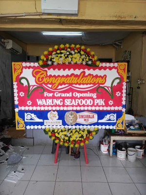 Papan Bunga di Gandaria Selatan